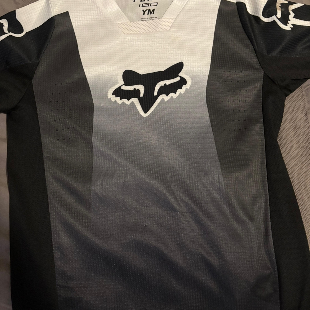 Fox Racing Black and Gray Jersey